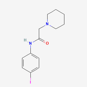 N-(4-Iodophenyl)-2-(piperidin-1-YL)acetamide