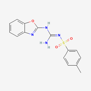 1-(1,3-Benzoxazol-2-yl)-2-(4-methylphenyl)sulfonylguanidine