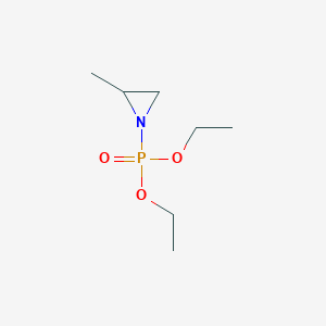 molecular formula C7H16NO3P B1657954 Diethyl(2-methylaziridin-1-yl)phosphonate CAS No. 5890-78-8