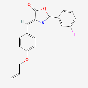 (4Z)-2-(3-iodophenyl)-4-[(4-prop-2-enoxyphenyl)methylidene]-1,3-oxazol-5-one