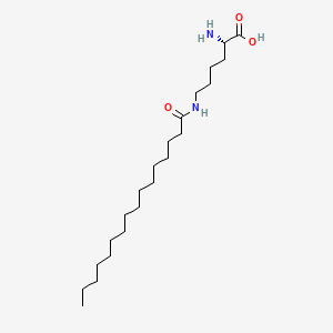 molecular formula C22H44N2O3 B1657971 N6-棕榈酰赖氨酸 CAS No. 59012-43-0