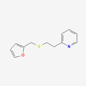 2-(2-{[(Furan-2-yl)methyl]sulfanyl}ethyl)pyridine