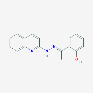 2-(1-(quinolin-2(1H)-ylidenehydrazono)ethyl)phenol