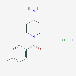 B165799 (4-Aminopiperidin-1-yl)(4-fluorophenyl)methanone hydrochloride CAS No. 139679-50-8