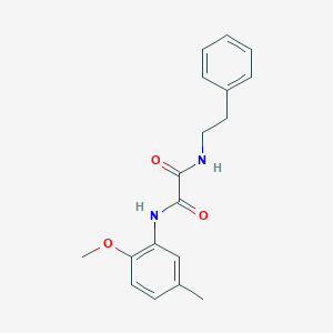 N'-(2-methoxy-5-methylphenyl)-N-(2-phenylethyl)oxamide