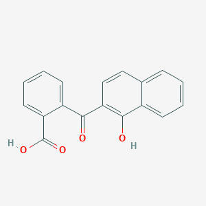 molecular formula C18H12O4 B1658003 2-(1-Hydroxynaphthalene-2-carbonyl)benzoic acid CAS No. 59198-77-5