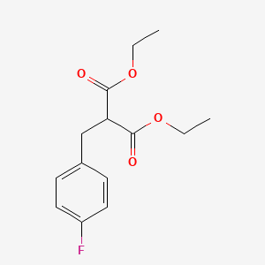 molecular formula C14H17FO4 B1658017 Diethyl 2-(4-fluorobenzyl)malonate CAS No. 59223-74-4