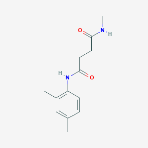 molecular formula C13H18N2O2 B1658021 N'-(2,4-dimethylphenyl)-N-methylbutanediamide CAS No. 5923-91-1