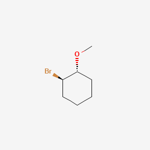 molecular formula C7H13BrO B1658041 Cyclohexane, 1-bromo-2-methoxy-, trans- CAS No. 5927-93-5