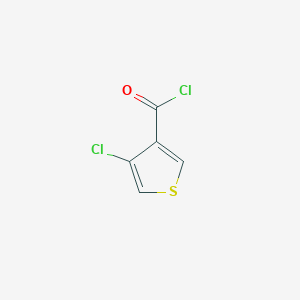 molecular formula C5H2Cl2OS B1658059 4-Chlorothiophene-3-carbonyl chloride CAS No. 59337-80-3