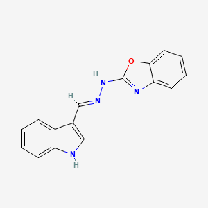 ((1E)-2-indol-3-yl-1-azavinyl)benzoxazol-2-ylamine