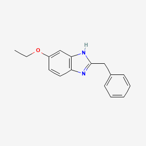 molecular formula C16H16N2O B1658074 2-benzyl-6-ethoxy-1H-benzimidazole CAS No. 5944-73-0
