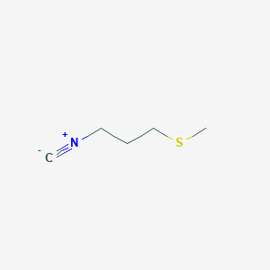 molecular formula C5H9NS B1658075 1-Isocyano-3-(methylsulfanyl)propane CAS No. 59479-58-2