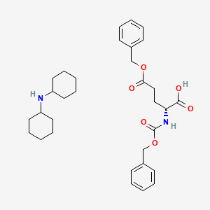 N-cyclohexylcyclohexanamine;(2R)-5-oxo-5-phenylmethoxy-2-(phenylmethoxycarbonylamino)pentanoic acid