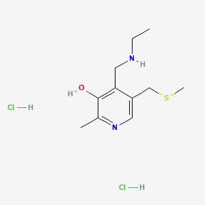 molecular formula C11H20Cl2N2OS B1658080 Tamitinol dihydrochloride CAS No. 59496-23-0