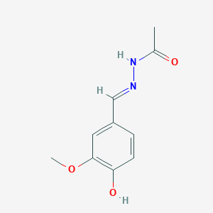 Acetic (4-hydroxy-3-methoxybenzylidene)hydrazide