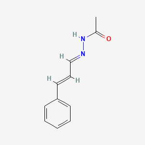 molecular formula C11H12N2O B1658118 N'-(3-Phenyl-2-propenylidene)acetohydrazide CAS No. 59670-89-2
