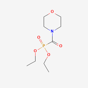molecular formula C9H18NO5P B1658121 Diethoxyphosphoryl(morpholin-4-yl)methanone CAS No. 59682-45-0