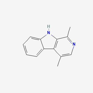 9H-Pyrido[3,4-b]indole, 1,4-dimethyl-