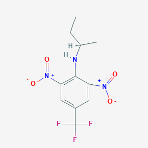 N-(butan-2-yl)-2,6-dinitro-4-(trifluoromethyl)aniline