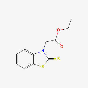 Ethyl (2-sulfanylidene-1,3-benzothiazol-3(2H)-yl)acetate