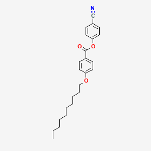 Benzoic acid, 4-(decyloxy)-, 4-cyanophenyl ester