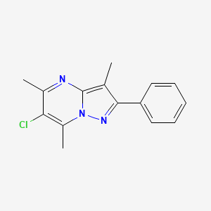 6-Chloro-3,5,7-trimethyl-2-phenylpyrazolo[1,5-a]pyrimidine