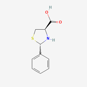 4-Thiazolidinecarboxylic acid, 2-phenyl-, (2S,4R)-