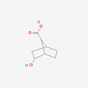 molecular formula C8H12O3 B1658216 2-Hydroxybicyclo[2.2.1]heptane-7-carboxylic acid CAS No. 60104-05-4