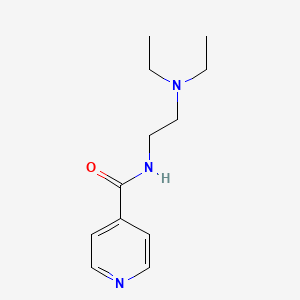 Isonicotinamide, N-(2-(diethylamino)ethyl)-