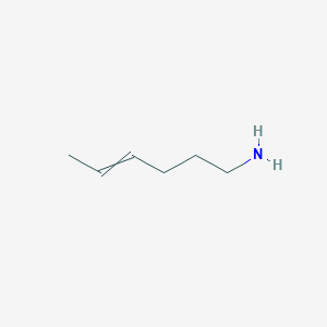 molecular formula C6H13N B1658227 Hex-4-enylamine CAS No. 60168-05-0