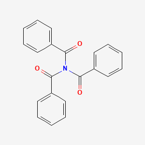 molecular formula C21H15NO3 B1658241 Benzamide, N,N-dibenzoyl- CAS No. 602-88-0