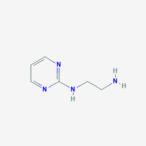 molecular formula C6H10N4 B165825 N1-(嘧啶-2-基)乙烷-1,2-二胺 CAS No. 137583-05-2