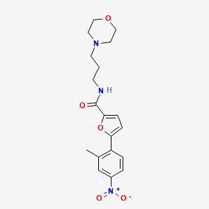 5-(2-methyl-4-nitrophenyl)-N-(3-morpholin-4-ylpropyl)furan-2-carboxamide