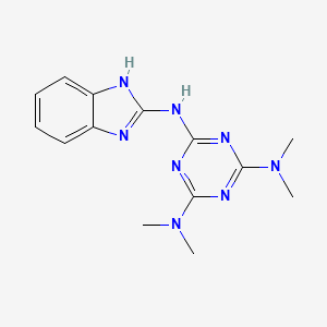 N~6~-(1H-Benzimidazol-2-yl)-N~2~,N~2~,N~4~,N~4~-tetramethyl-1,3,5-triazine-2,4,6-triamine