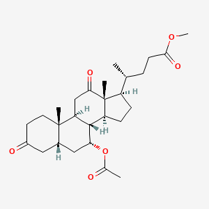 Methyl (5beta,7alpha)-7-acetoxy-3,12-dioxocholan-24-oate