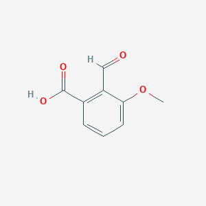 molecular formula C9H8O4 B1658301 2-Formyl-3-methoxybenzoic acid CAS No. 60407-04-7