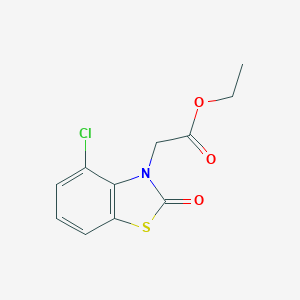 molecular formula C11H10ClNO3S B165832 苯唑啉乙酯 CAS No. 25059-80-7