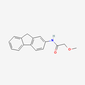 molecular formula C16H15NO2 B1658340 Acetamide, N-(2-fluorenyl)-2-methoxy- CAS No. 60550-83-6