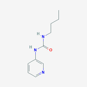 molecular formula C10H15N3O B1658349 N-Butyl-N'-pyridin-3-ylurea CAS No. 60572-67-0