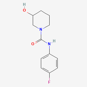 (3R)-N-(4-fluorophenyl)-3-hydroxypiperidine-1-carboxamide