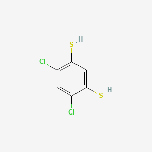 molecular formula C6H4Cl2S2 B1658405 4,6-Dichlorobenzene-1,3-dithiol CAS No. 60822-12-0