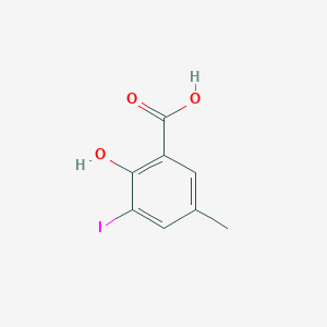 molecular formula C8H7IO3 B1658406 2-Hydroxy-3-iodo-5-methylbenzoic acid CAS No. 6083-00-7