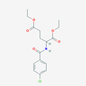 Diethyl 2-[(4-chlorobenzoyl)amino]pentanedioate