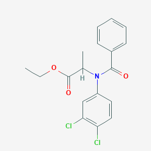 molecular formula C18H17Cl2NO3 B165844 苯甲酰丙基 CAS No. 22212-55-1