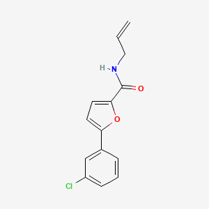 5-(3-chlorophenyl)-N-prop-2-enylfuran-2-carboxamide