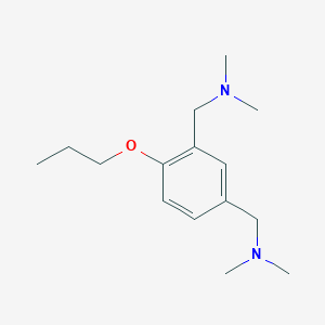 molecular formula C15H26N2O B1658447 N,N'-[(4-Propoxy-1,3-phenylene)bis(methylene)]bis(N-methylmethanamine) CAS No. 6102-06-3