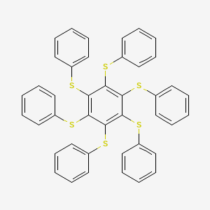 molecular formula C42H30S6 B1658453 Hexakis(phenylthio)benzene CAS No. 61040-42-4