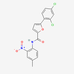 5-(2,4-dichlorophenyl)-N-(4-methyl-2-nitrophenyl)furan-2-carboxamide