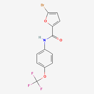 5-bromo-N-[4-(trifluoromethoxy)phenyl]furan-2-carboxamide